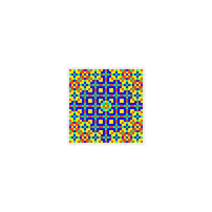 Colorful cellular automaton example